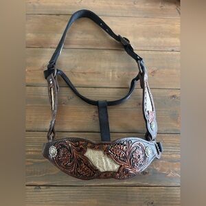 Hand Tooled Leather Bling My Ride halter